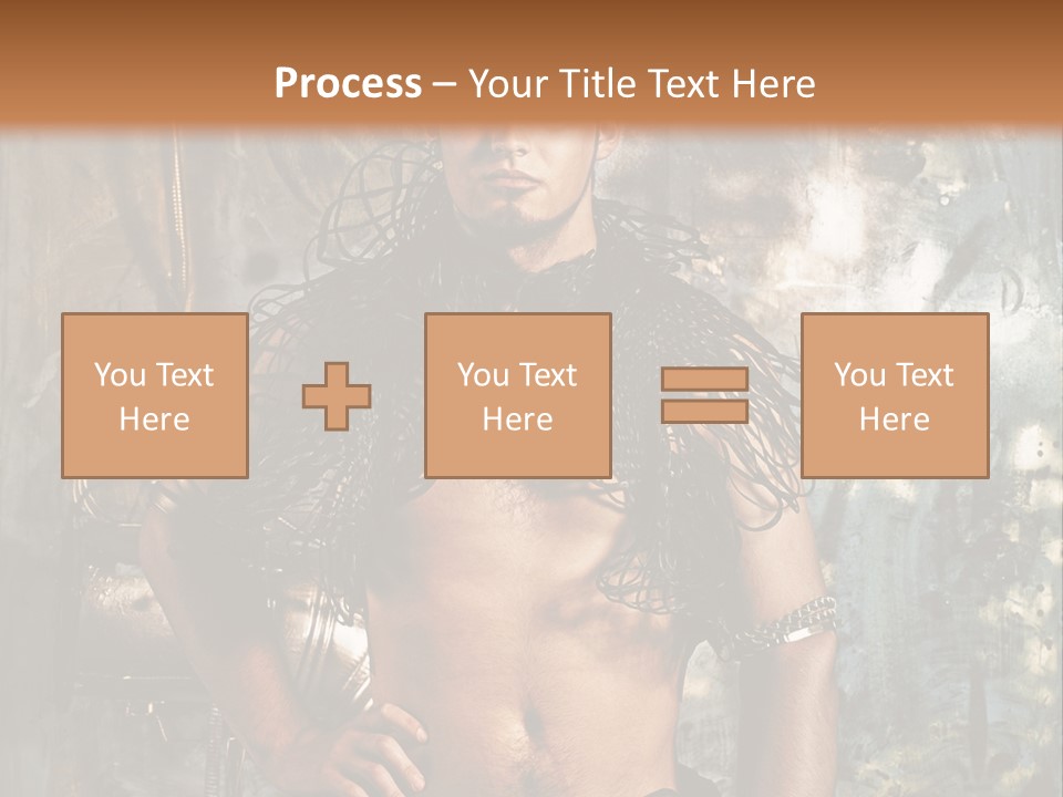 Sexy Halloween Person PowerPoint Template