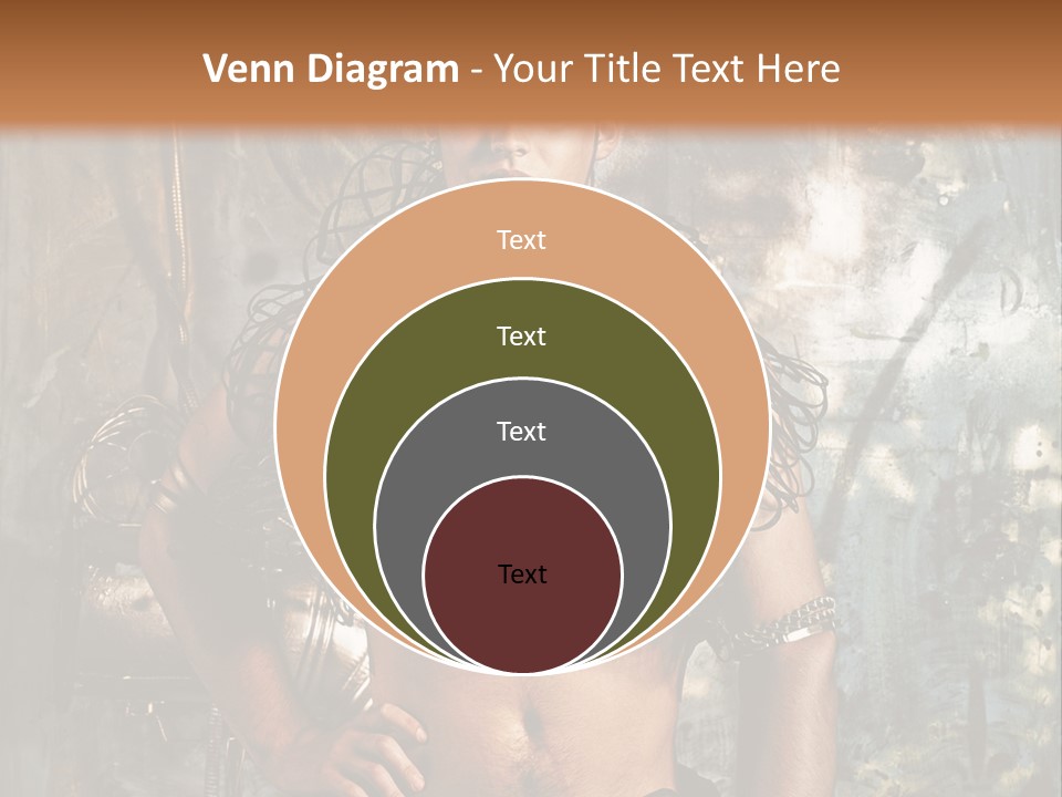 Sexy Halloween Person PowerPoint Template