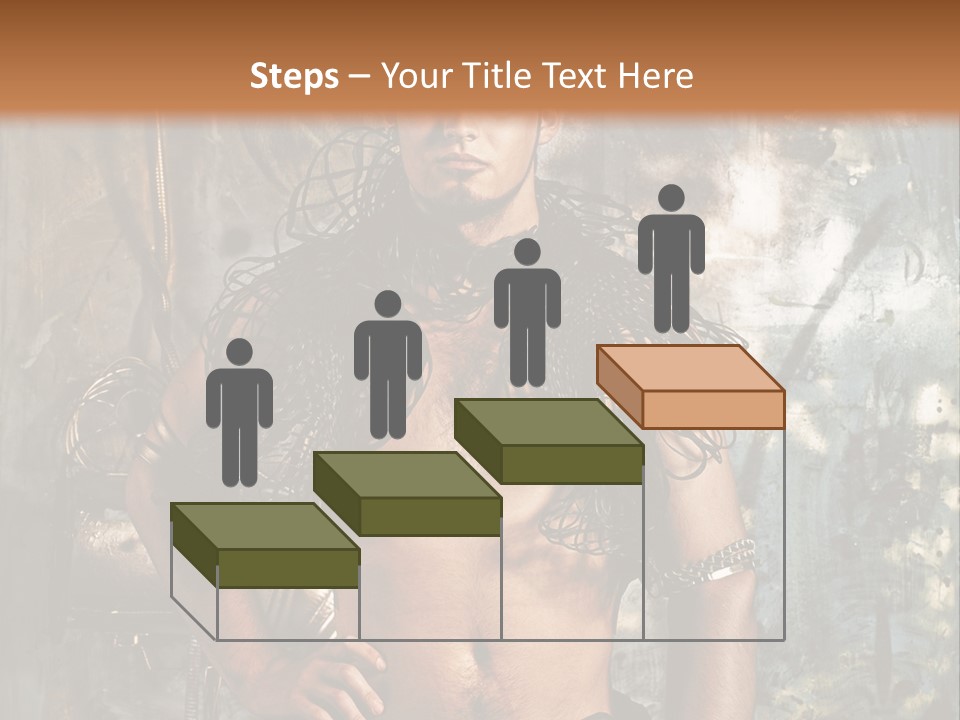 Sexy Halloween Person PowerPoint Template