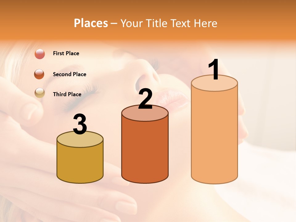 Salon Female Beautician PowerPoint Template