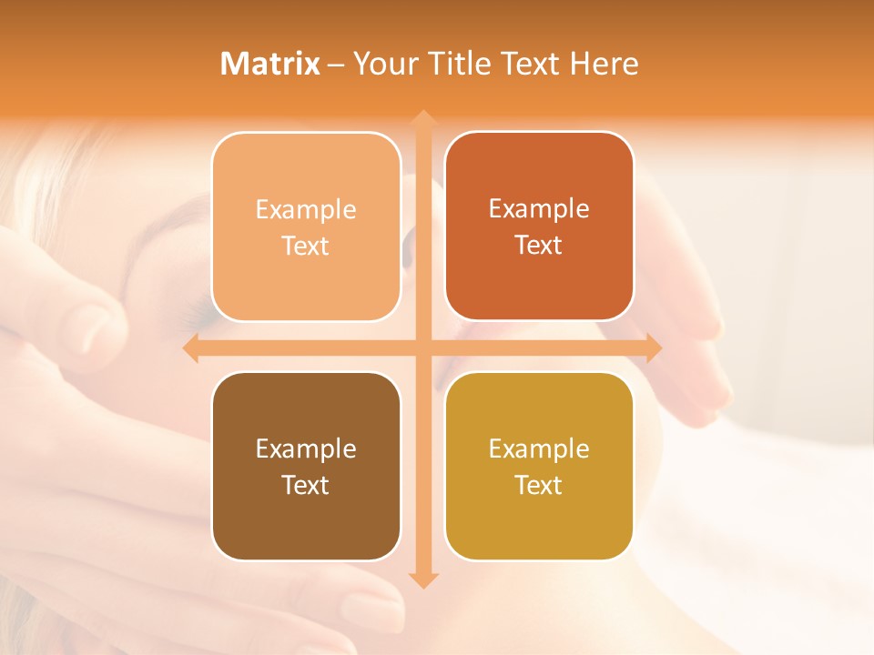 Salon Female Beautician PowerPoint Template