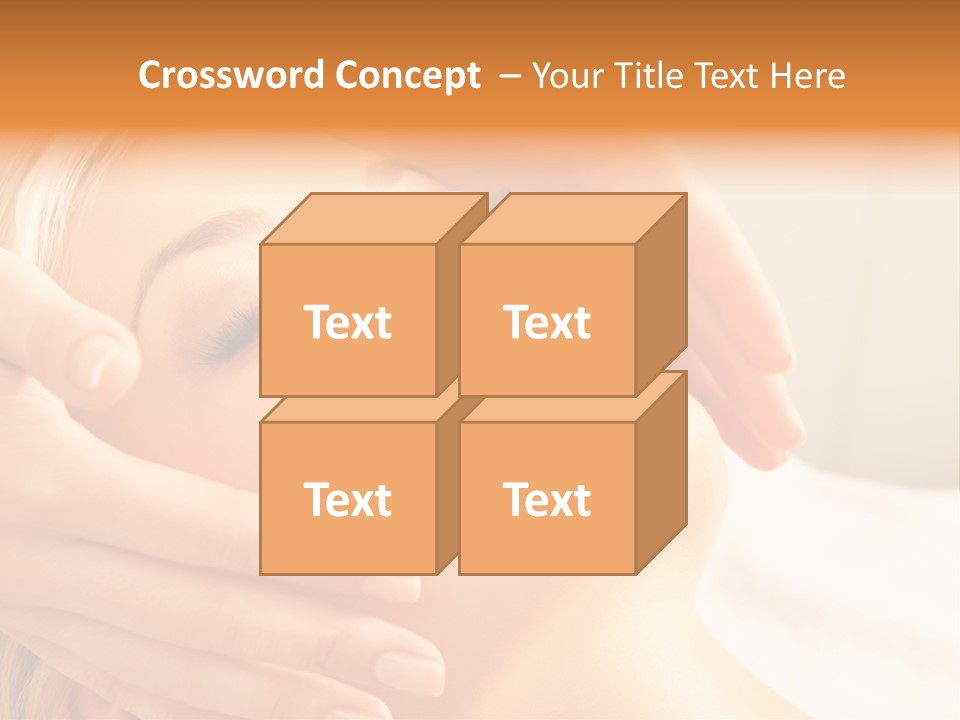 Salon Female Beautician PowerPoint Template