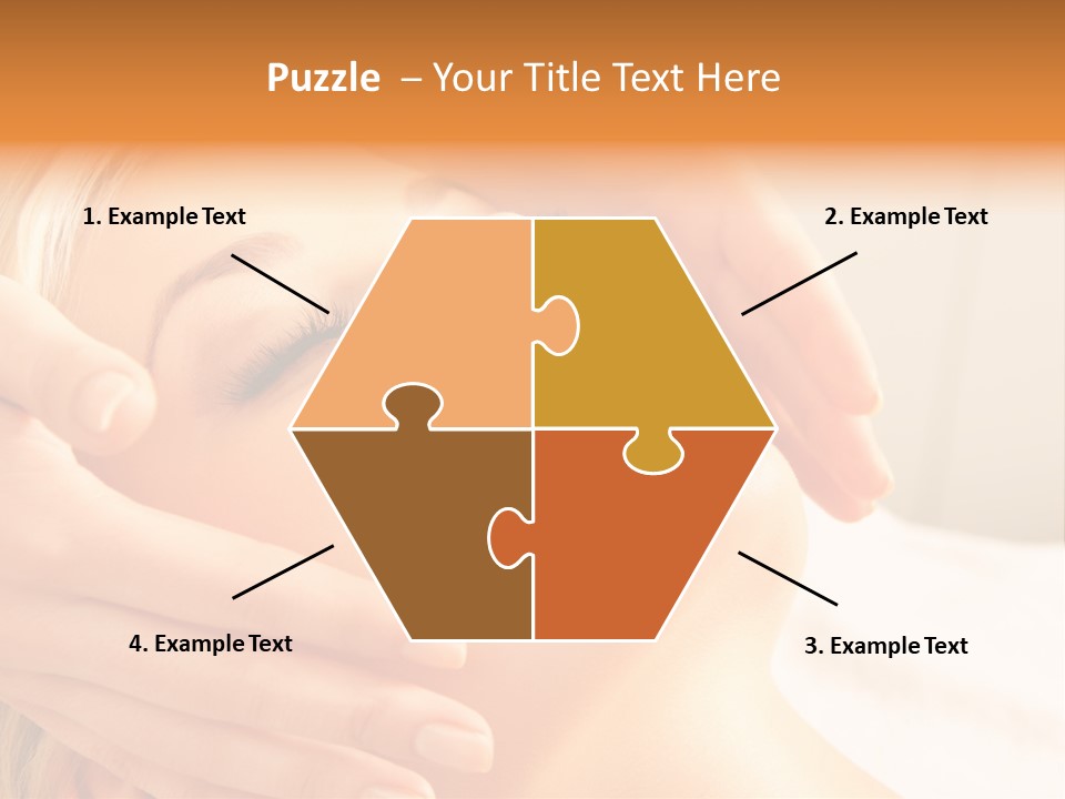 Salon Female Beautician PowerPoint Template