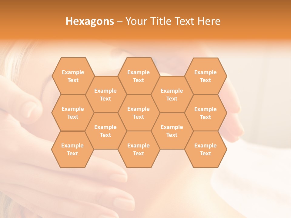 Salon Female Beautician PowerPoint Template