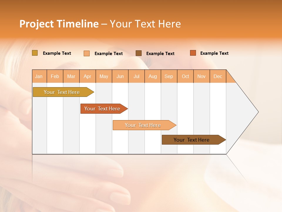 Salon Female Beautician PowerPoint Template