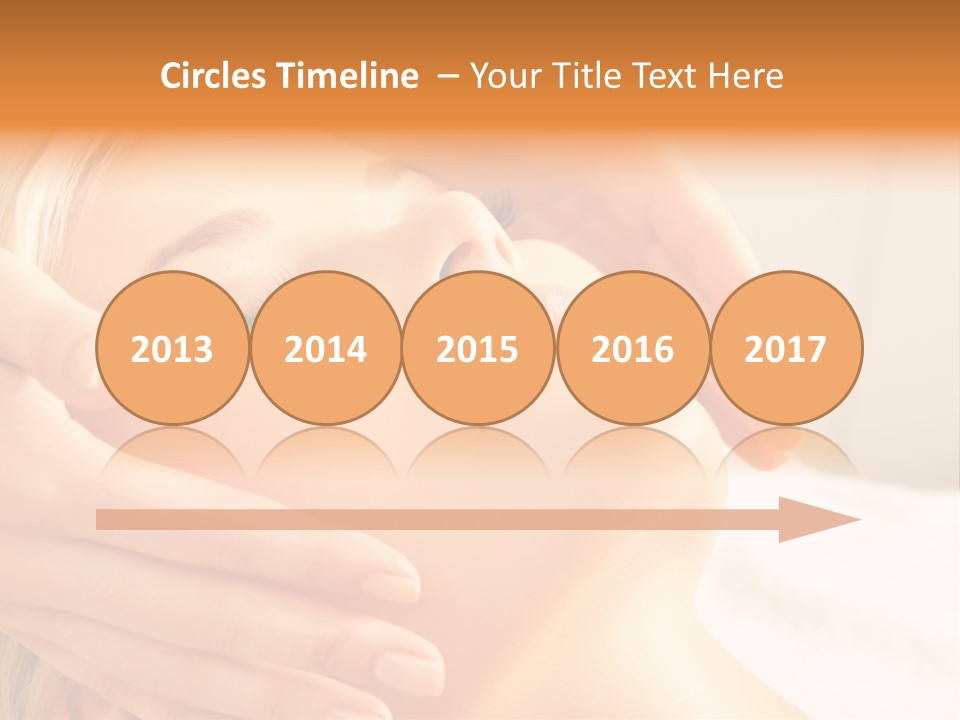 Salon Female Beautician PowerPoint Template