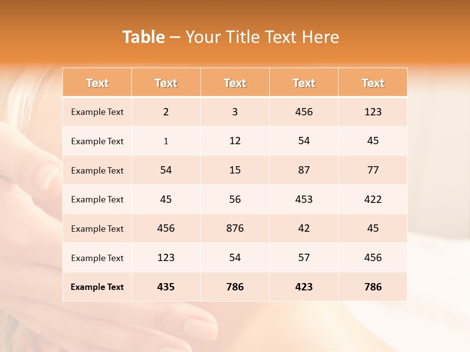 Salon Female Beautician PowerPoint Template