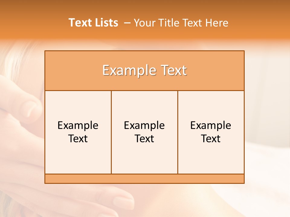 Salon Female Beautician PowerPoint Template