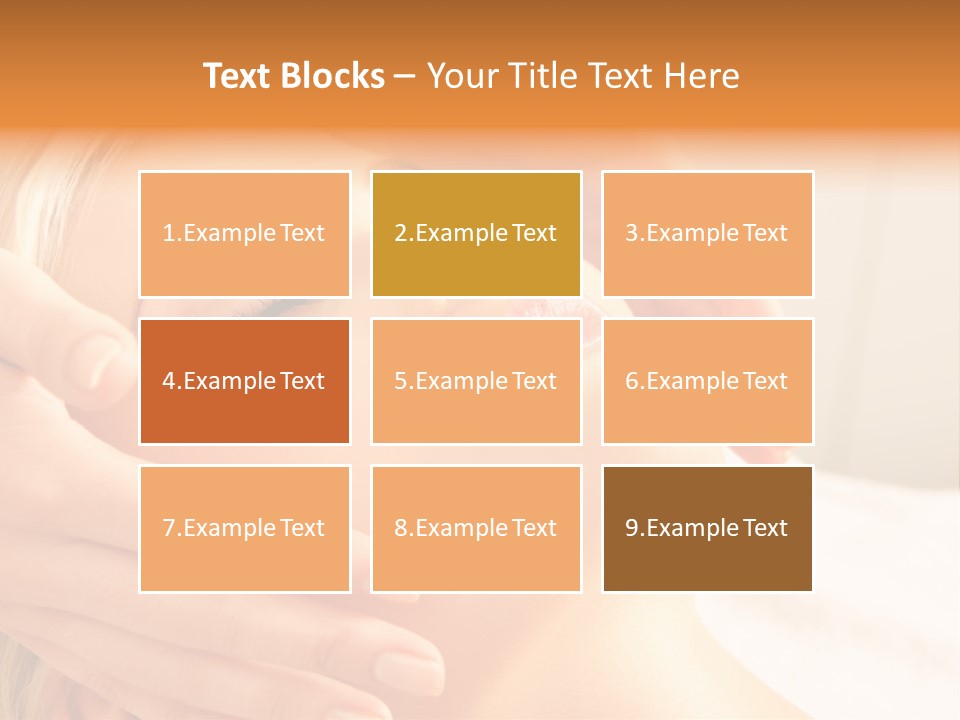 Salon Female Beautician PowerPoint Template