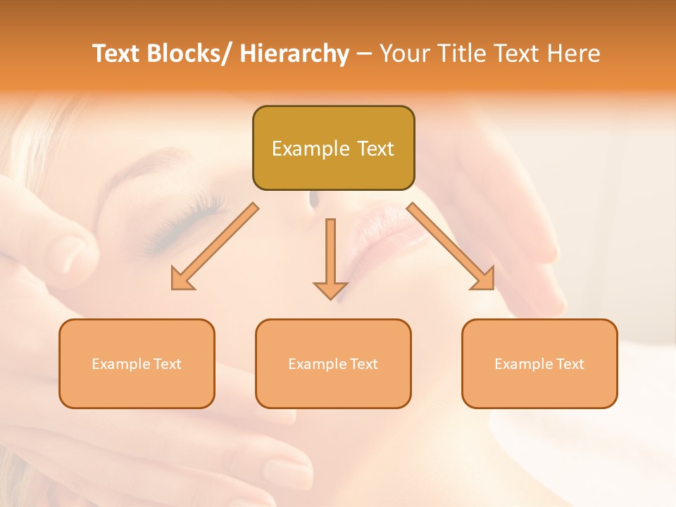 Salon Female Beautician PowerPoint Template