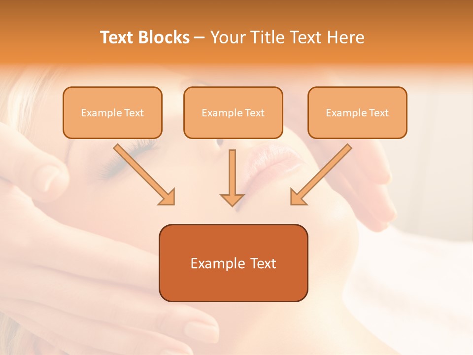 Salon Female Beautician PowerPoint Template