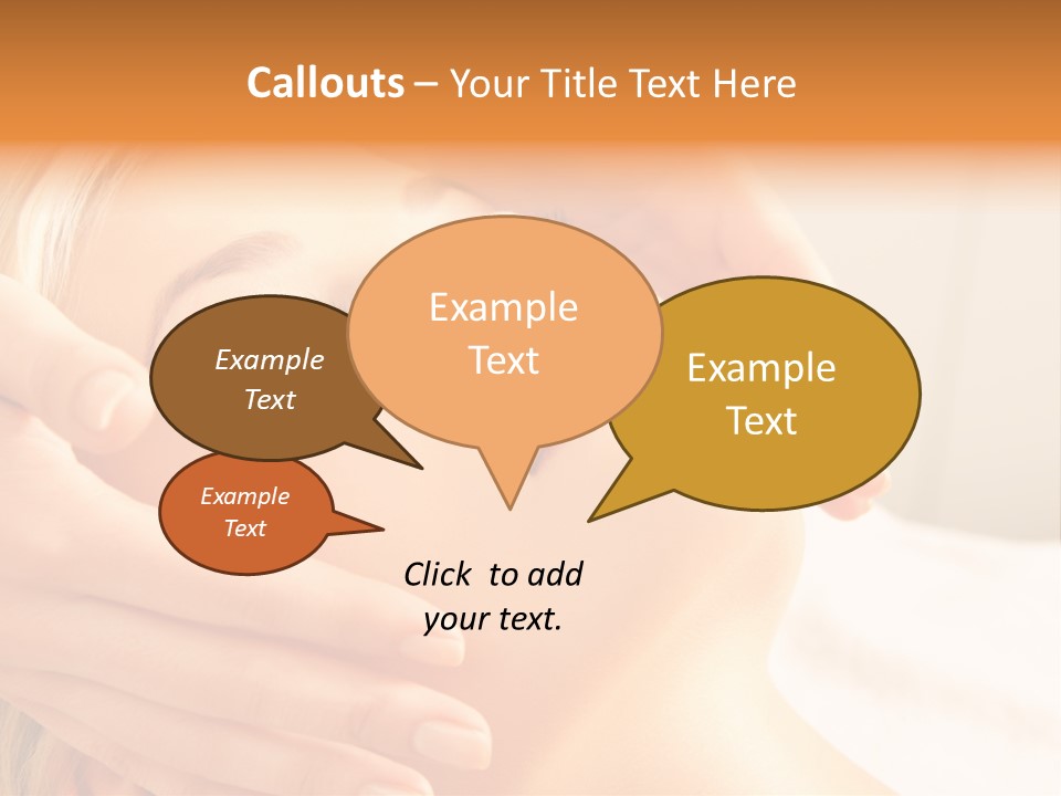 Salon Female Beautician PowerPoint Template