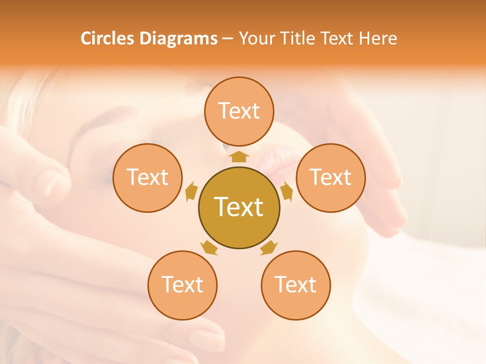 Salon Female Beautician PowerPoint Template