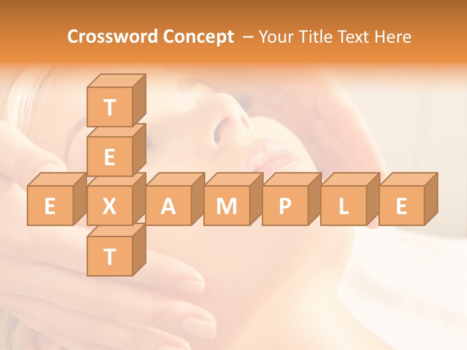 Salon Female Beautician PowerPoint Template