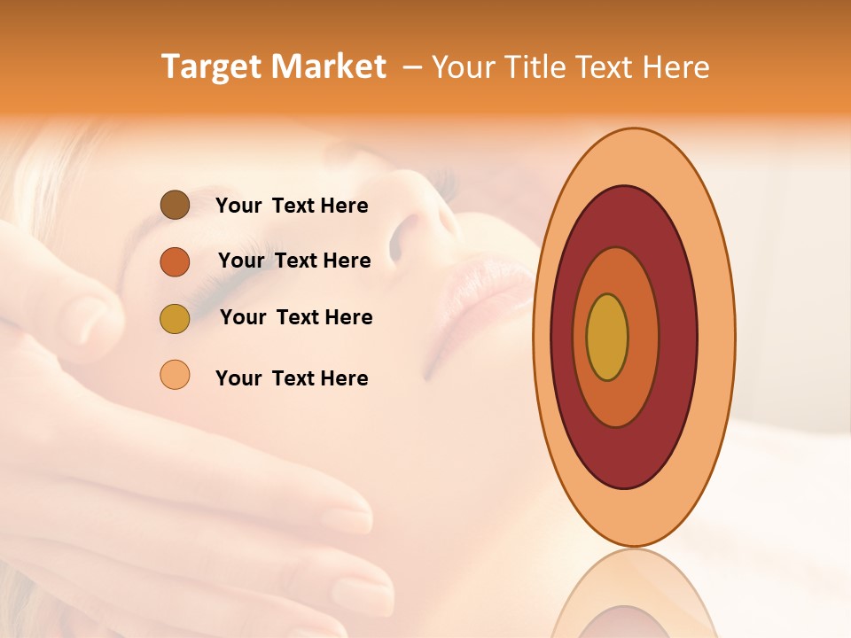 Salon Female Beautician PowerPoint Template