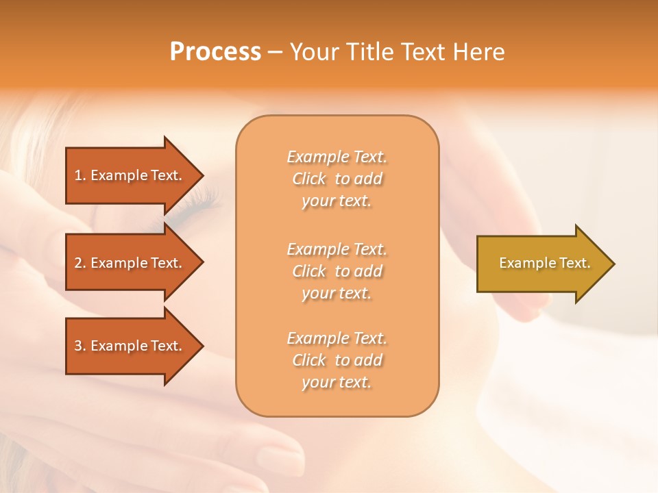 Salon Female Beautician PowerPoint Template