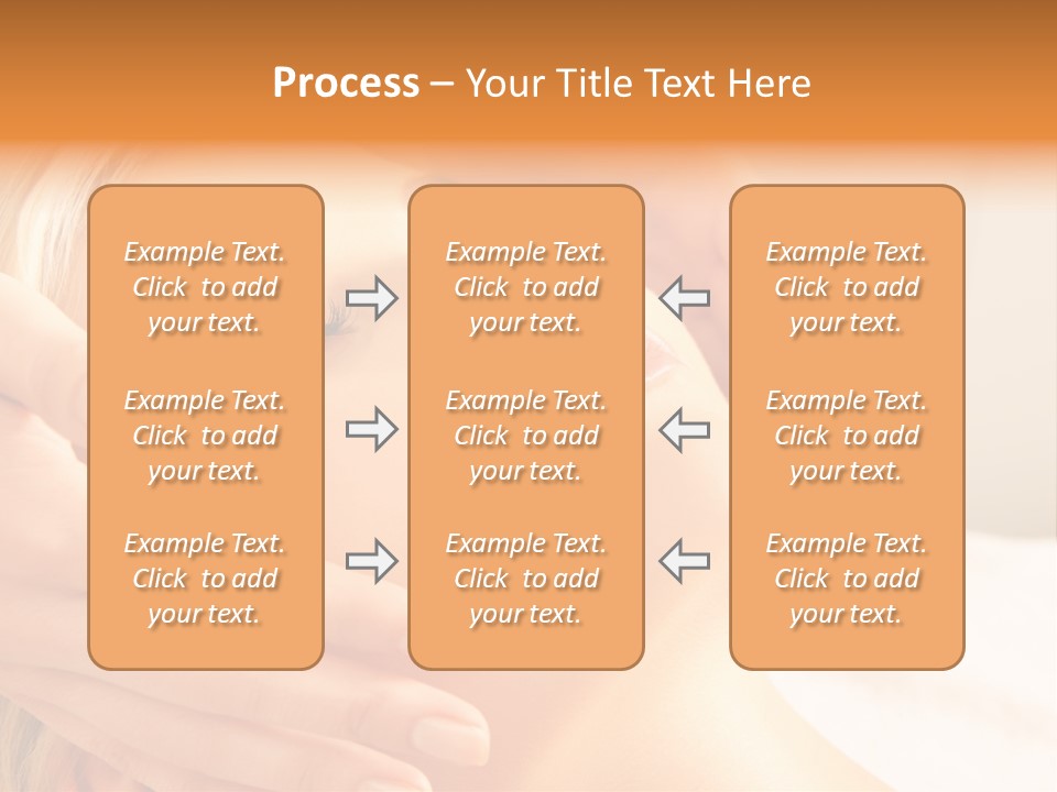 Salon Female Beautician PowerPoint Template