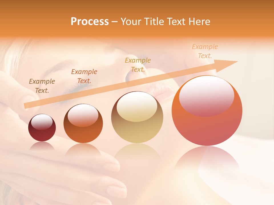 Salon Female Beautician PowerPoint Template