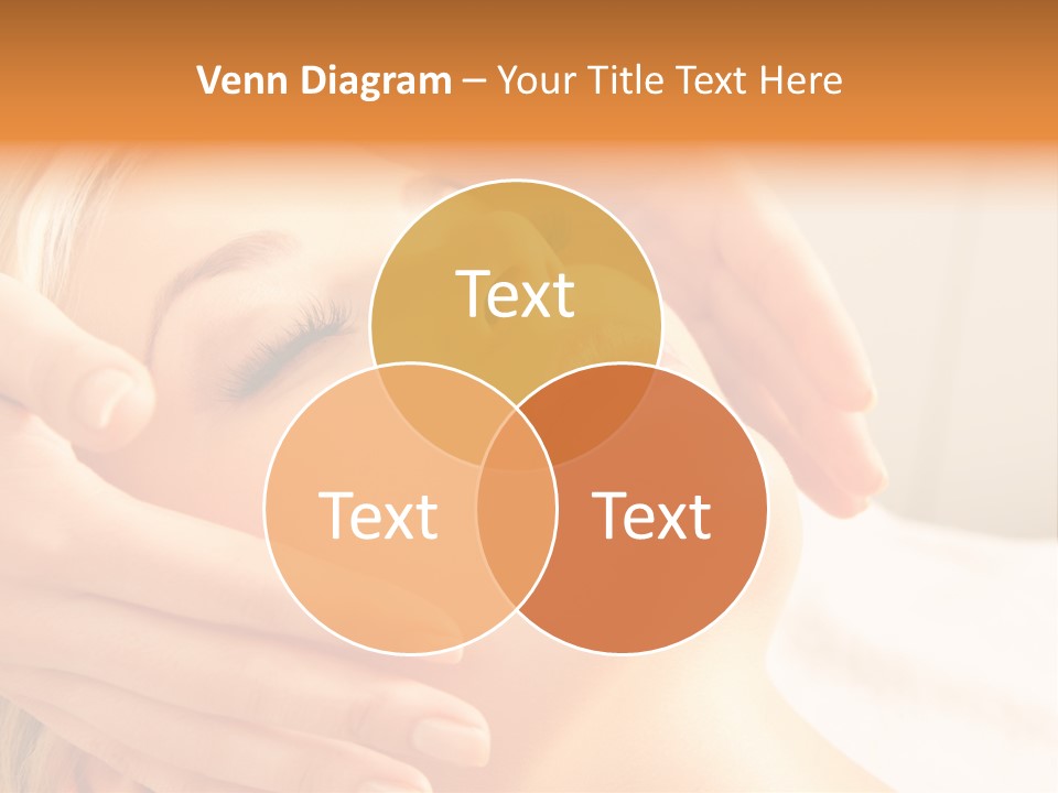 Salon Female Beautician PowerPoint Template