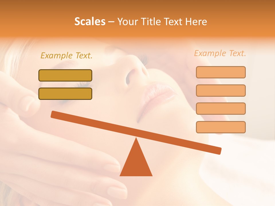 Salon Female Beautician PowerPoint Template