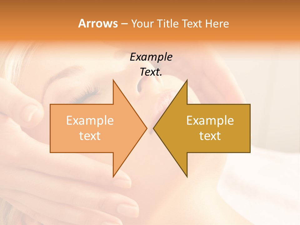 Salon Female Beautician PowerPoint Template