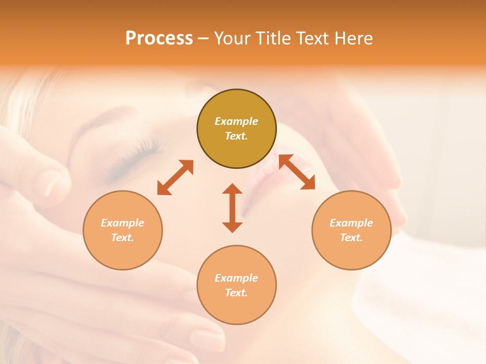 Salon Female Beautician PowerPoint Template