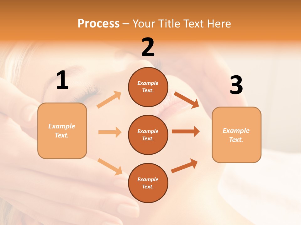 Salon Female Beautician PowerPoint Template