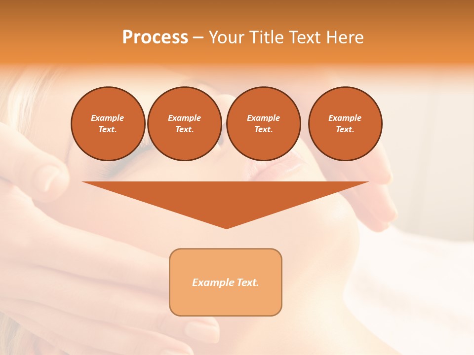 Salon Female Beautician PowerPoint Template