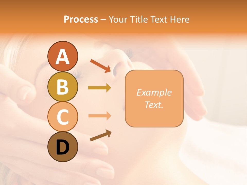 Salon Female Beautician PowerPoint Template