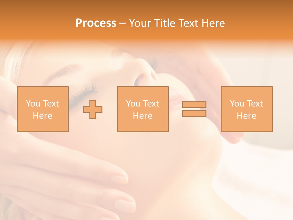 Salon Female Beautician PowerPoint Template