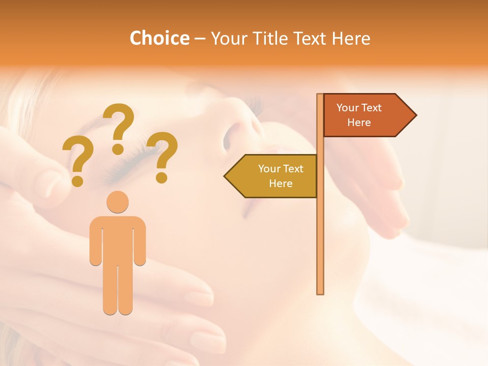 Salon Female Beautician PowerPoint Template