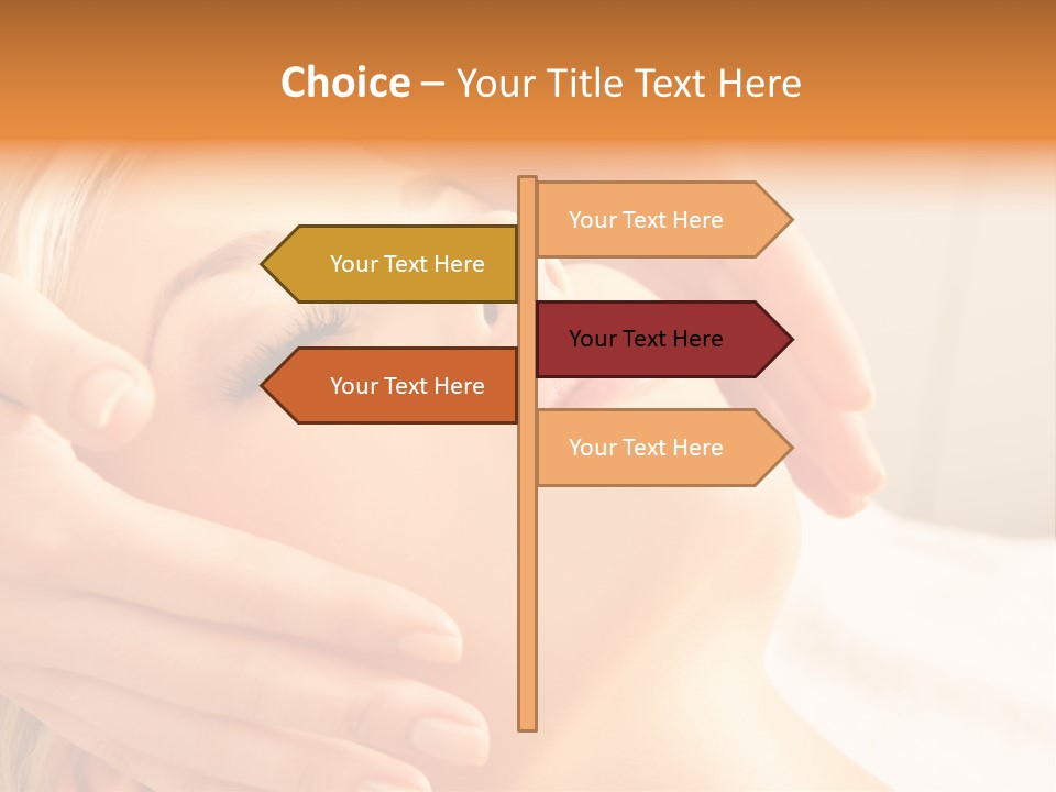 Salon Female Beautician PowerPoint Template