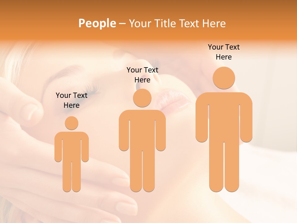 Salon Female Beautician PowerPoint Template