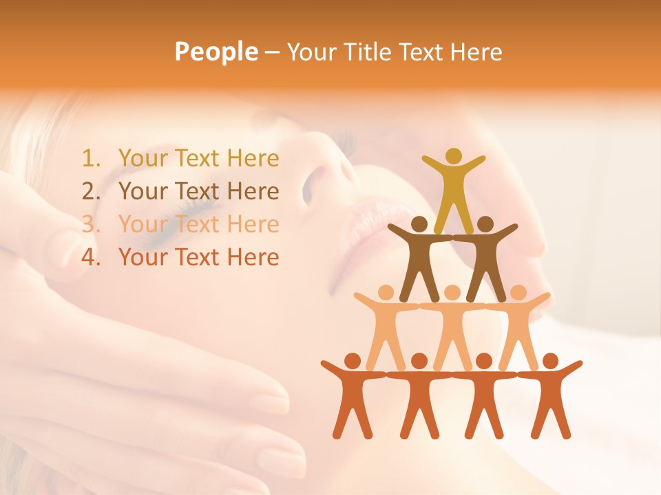 Salon Female Beautician PowerPoint Template