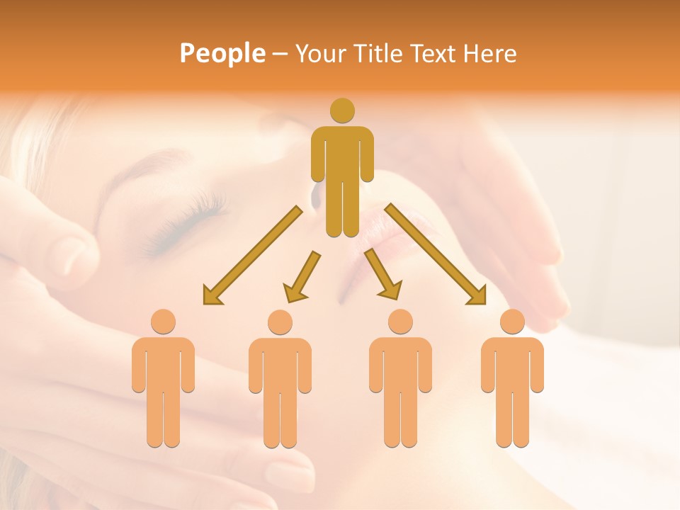 Salon Female Beautician PowerPoint Template