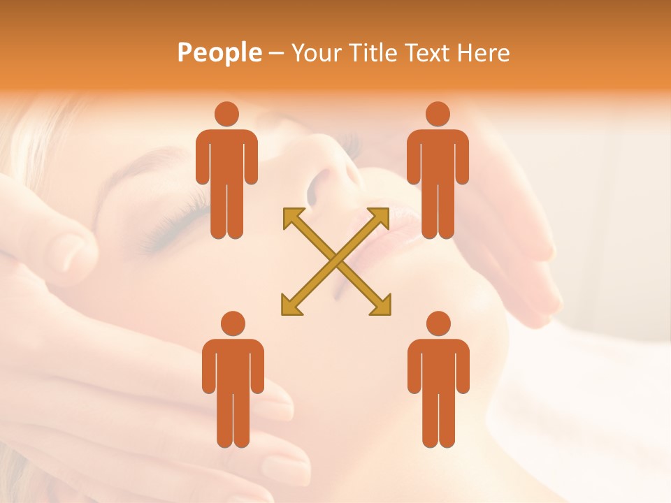 Salon Female Beautician PowerPoint Template