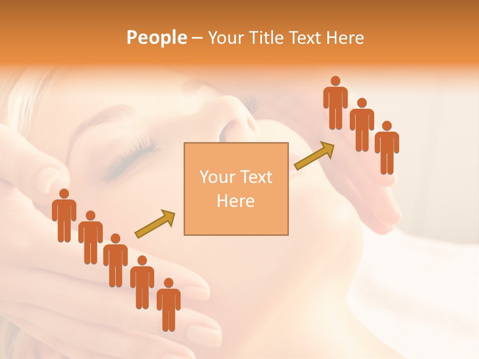 Salon Female Beautician PowerPoint Template