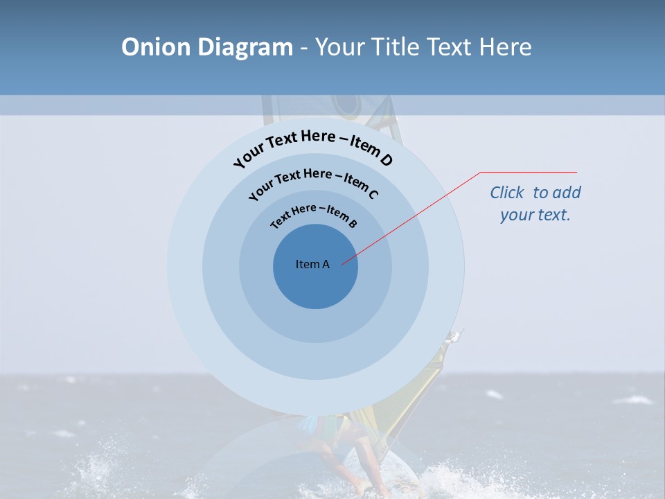 Windsurf Extreme Board PowerPoint Template