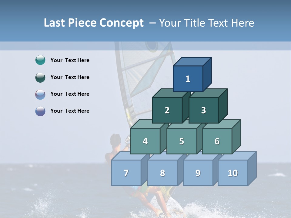 Windsurf Extreme Board PowerPoint Template