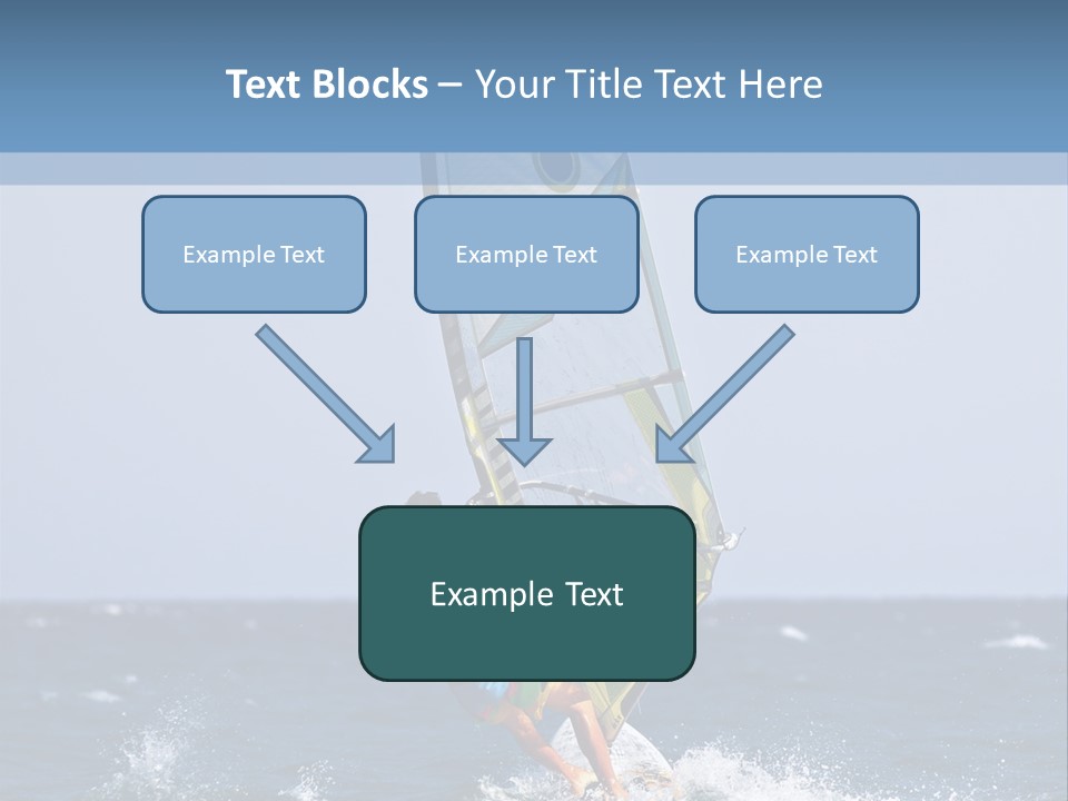 Windsurf Extreme Board PowerPoint Template