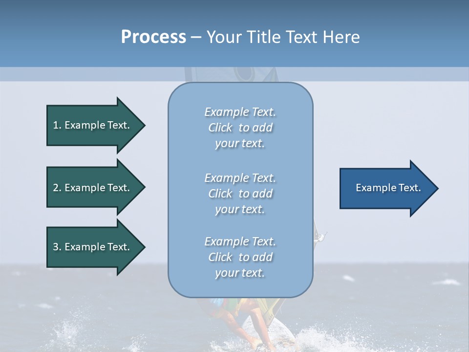 Windsurf Extreme Board PowerPoint Template