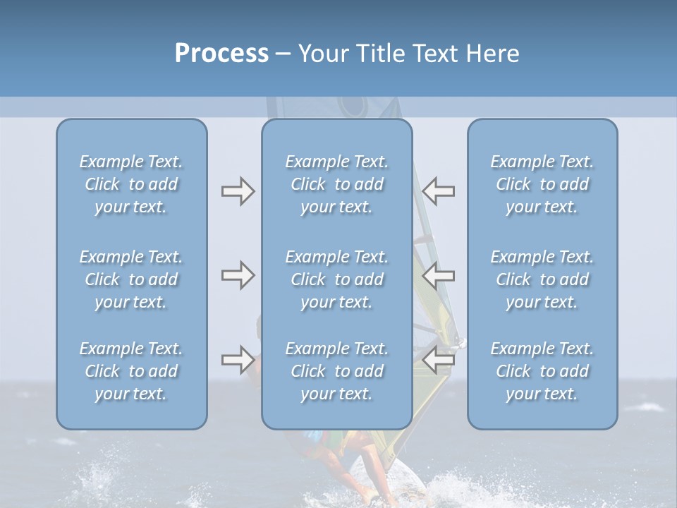 Windsurf Extreme Board PowerPoint Template