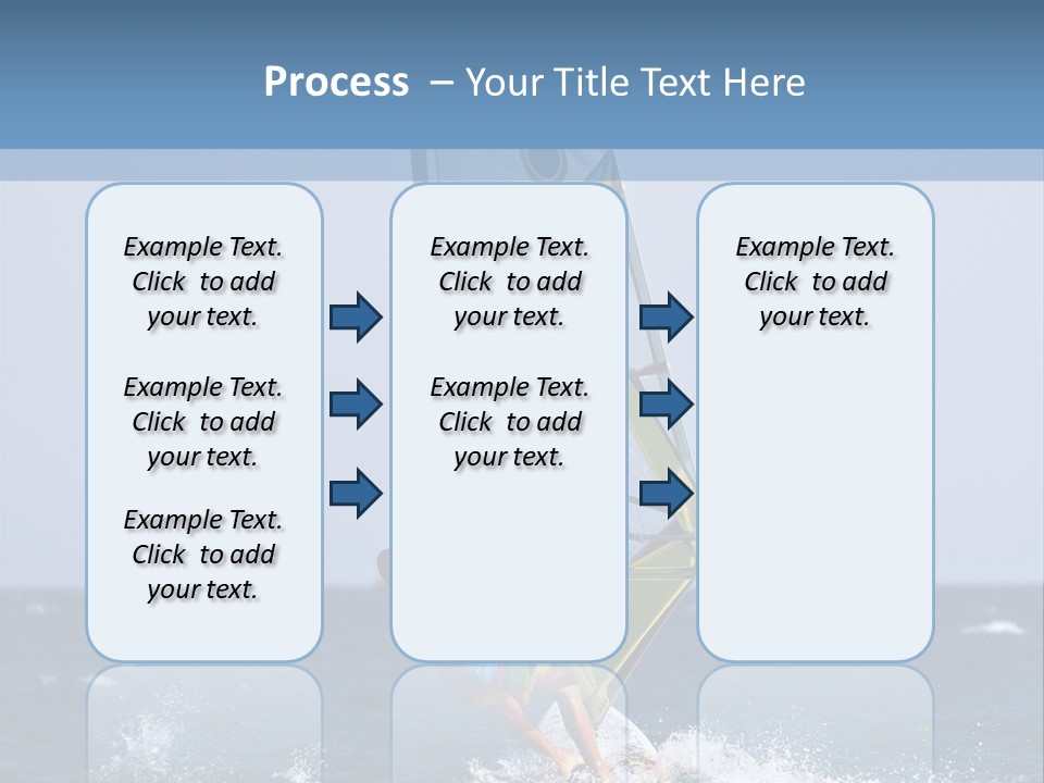 Windsurf Extreme Board PowerPoint Template