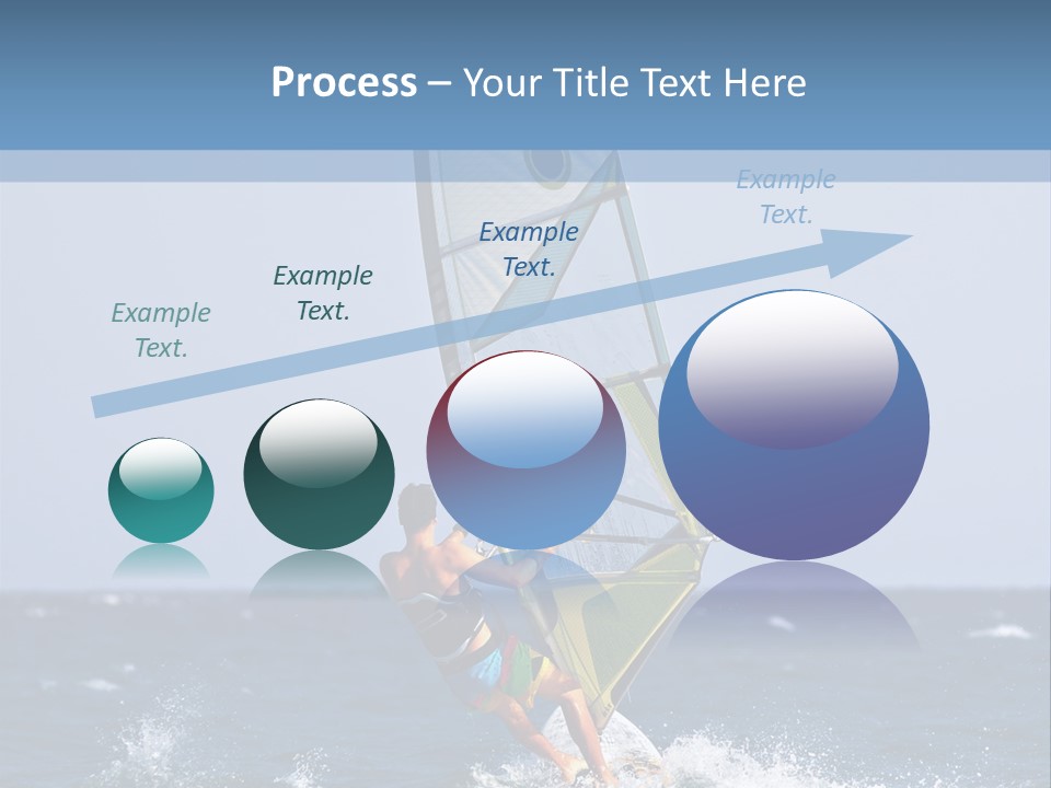 Windsurf Extreme Board PowerPoint Template