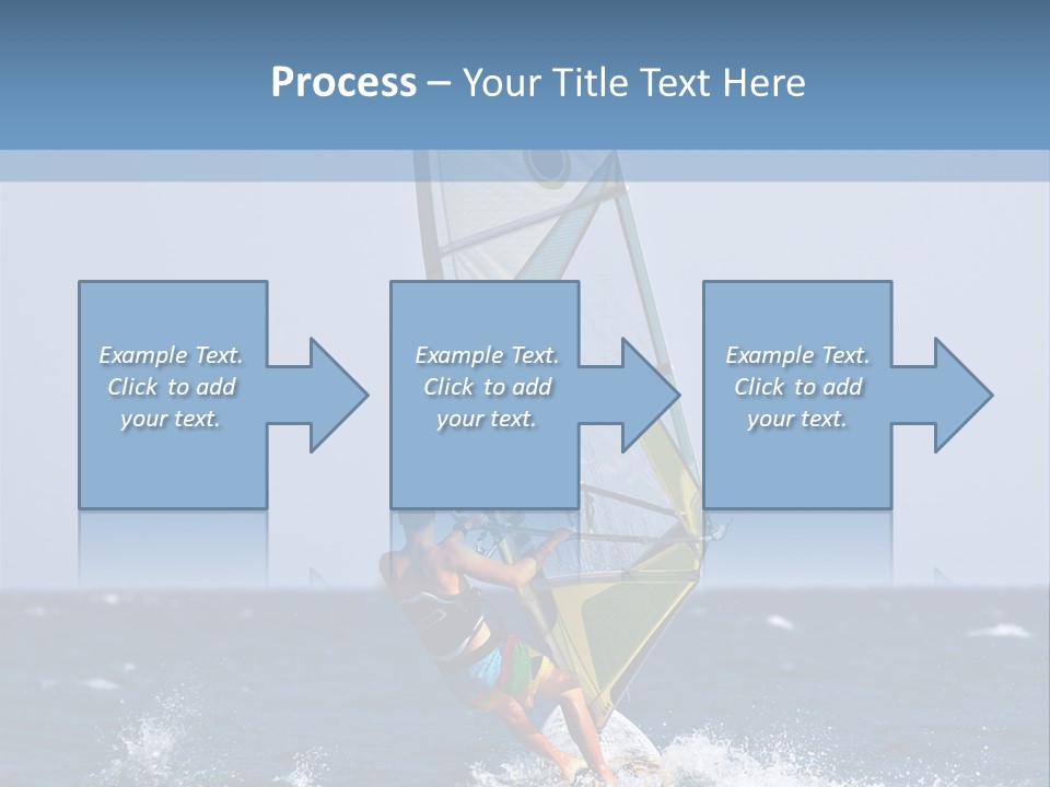 Windsurf Extreme Board PowerPoint Template