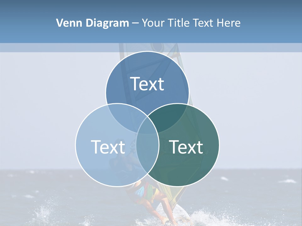 Windsurf Extreme Board PowerPoint Template