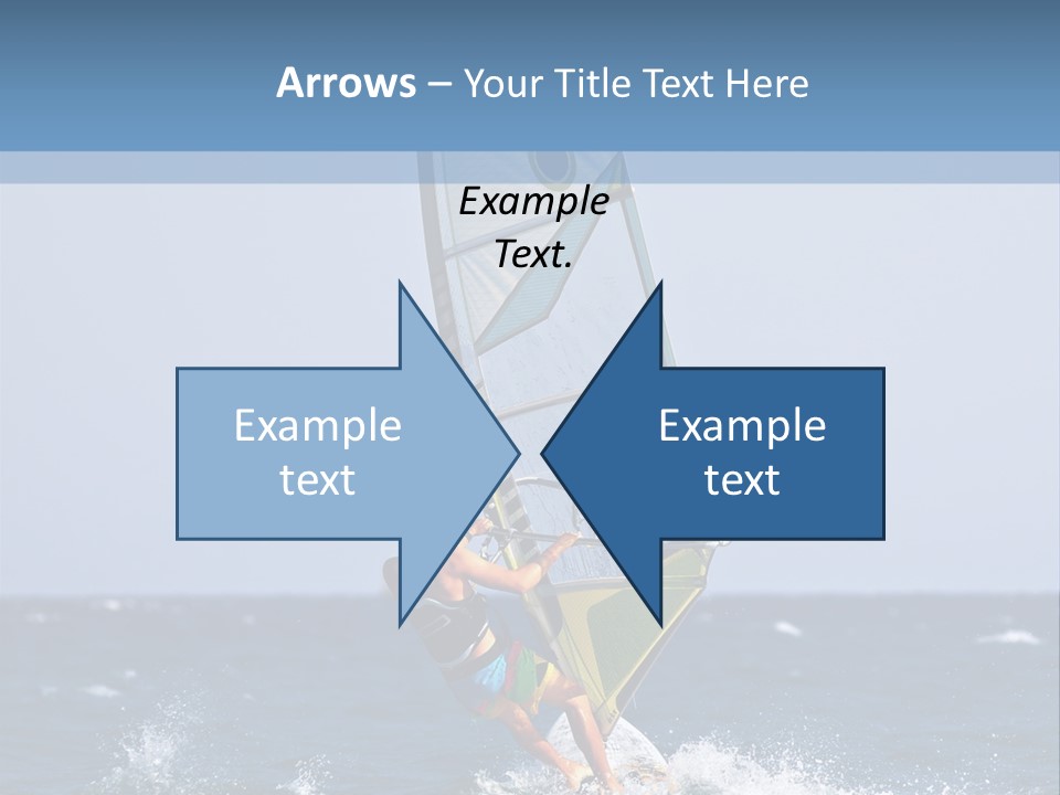 Windsurf Extreme Board PowerPoint Template