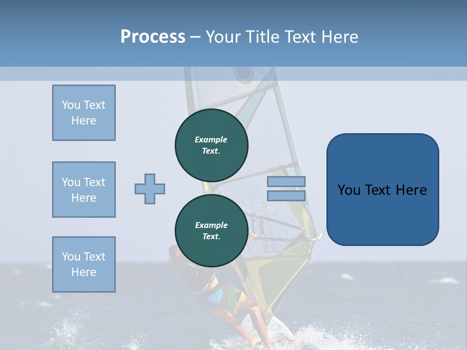 Windsurf Extreme Board PowerPoint Template