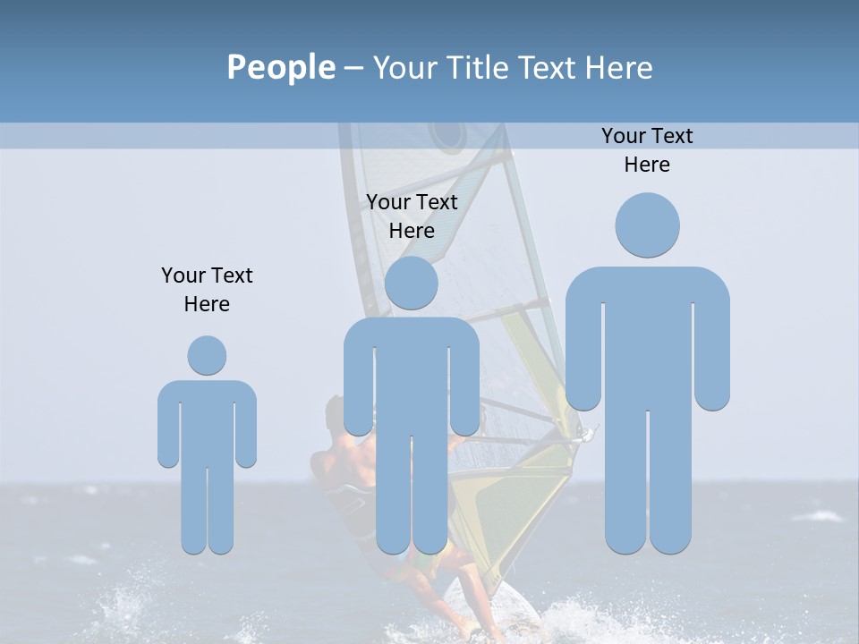 Windsurf Extreme Board PowerPoint Template