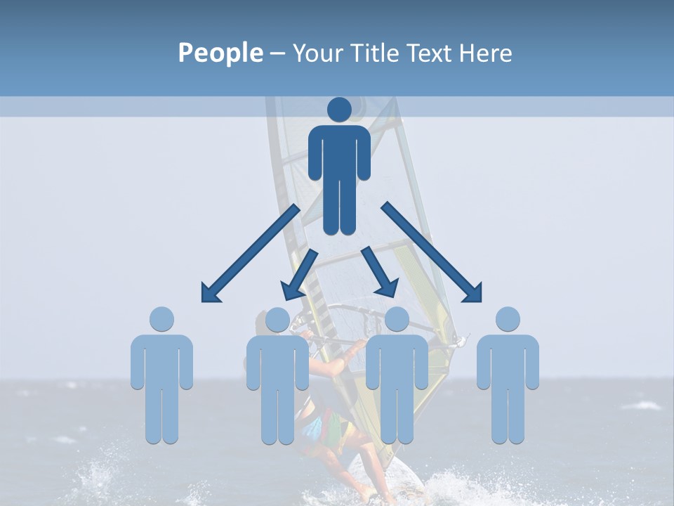 Windsurf Extreme Board PowerPoint Template